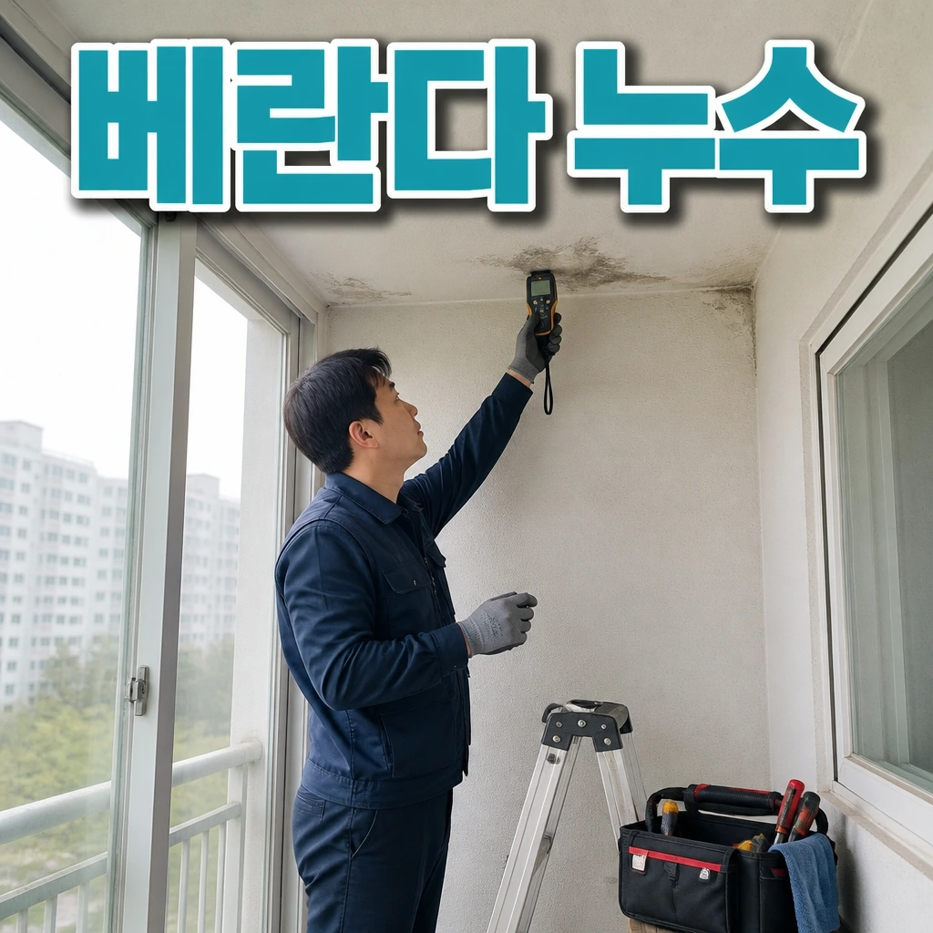 대전광역시 화장실수리비교 - 베란다누수 관련 상담 안내 이미지