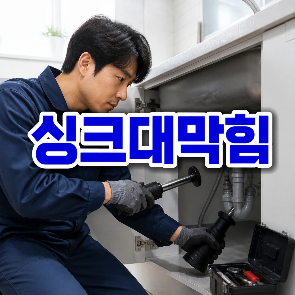 부산광역시 화장실수리비교 - 싱크대막힘 관련 상담 안내 이미지